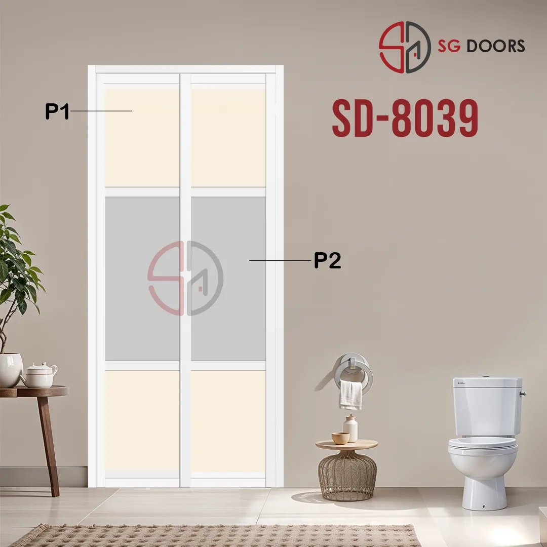 Slide And Swing Toilet Door Design Modern Stylish Sg Doors