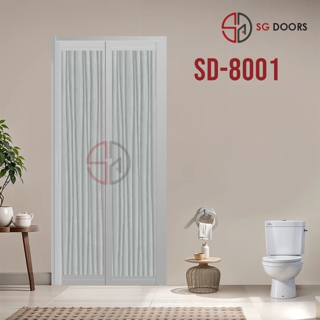 Aluminium Slide & Swing Toilet Door SD-8001