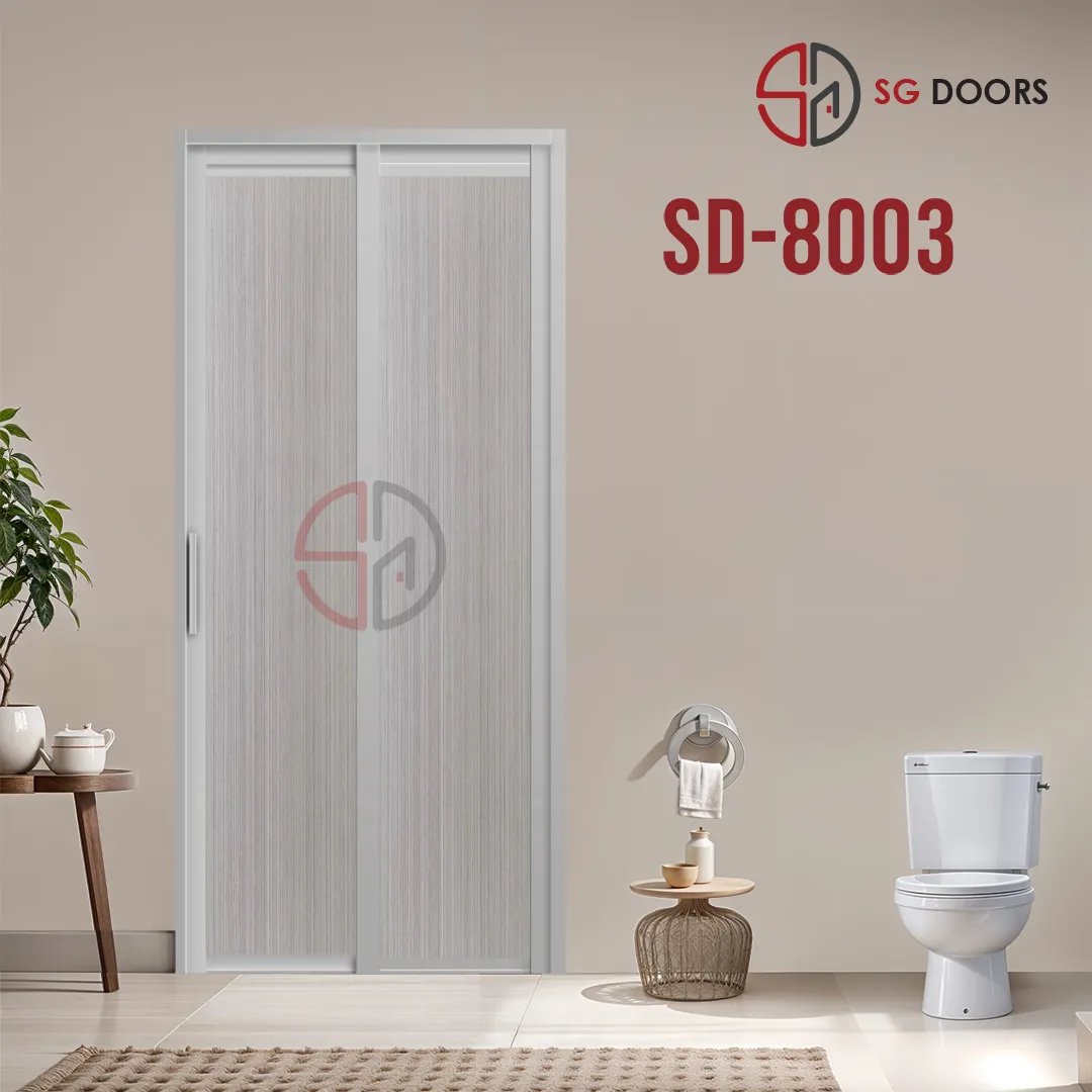 Aluminium Slide & Swing Toilet Door SD-8003