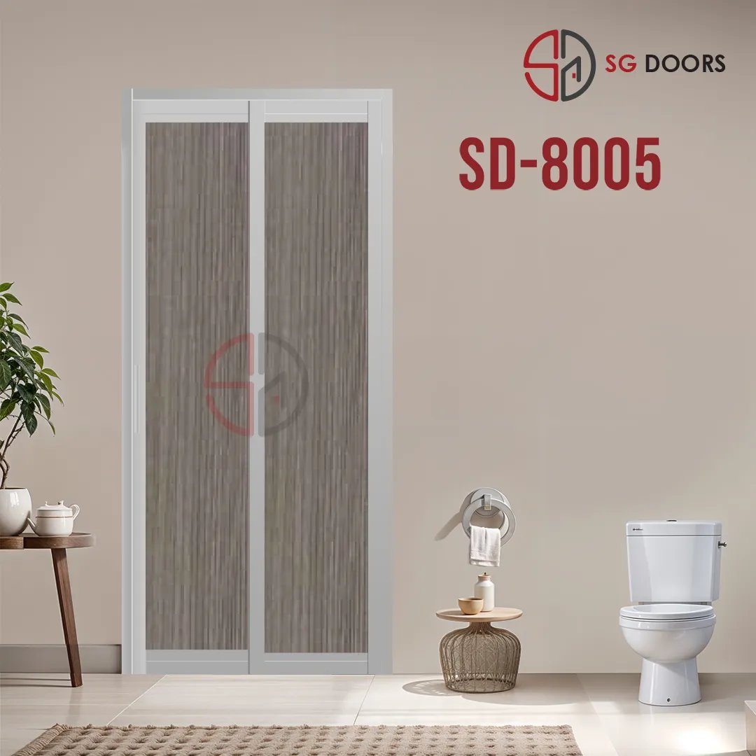 Aluminium Slide & Swing Toilet Door SD-8005