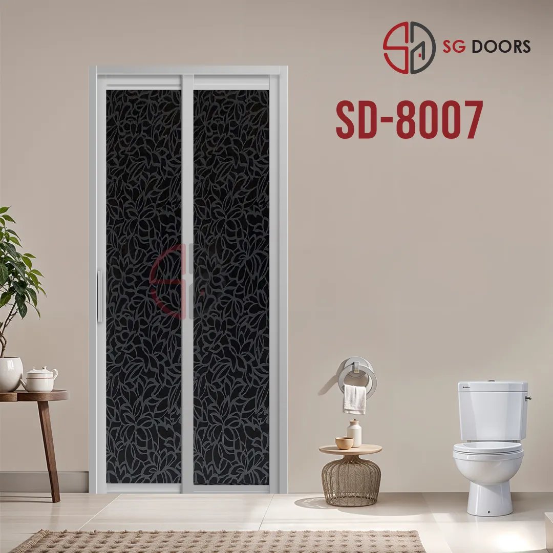 Aluminium Slide & Swing Toilet Door SD-8007