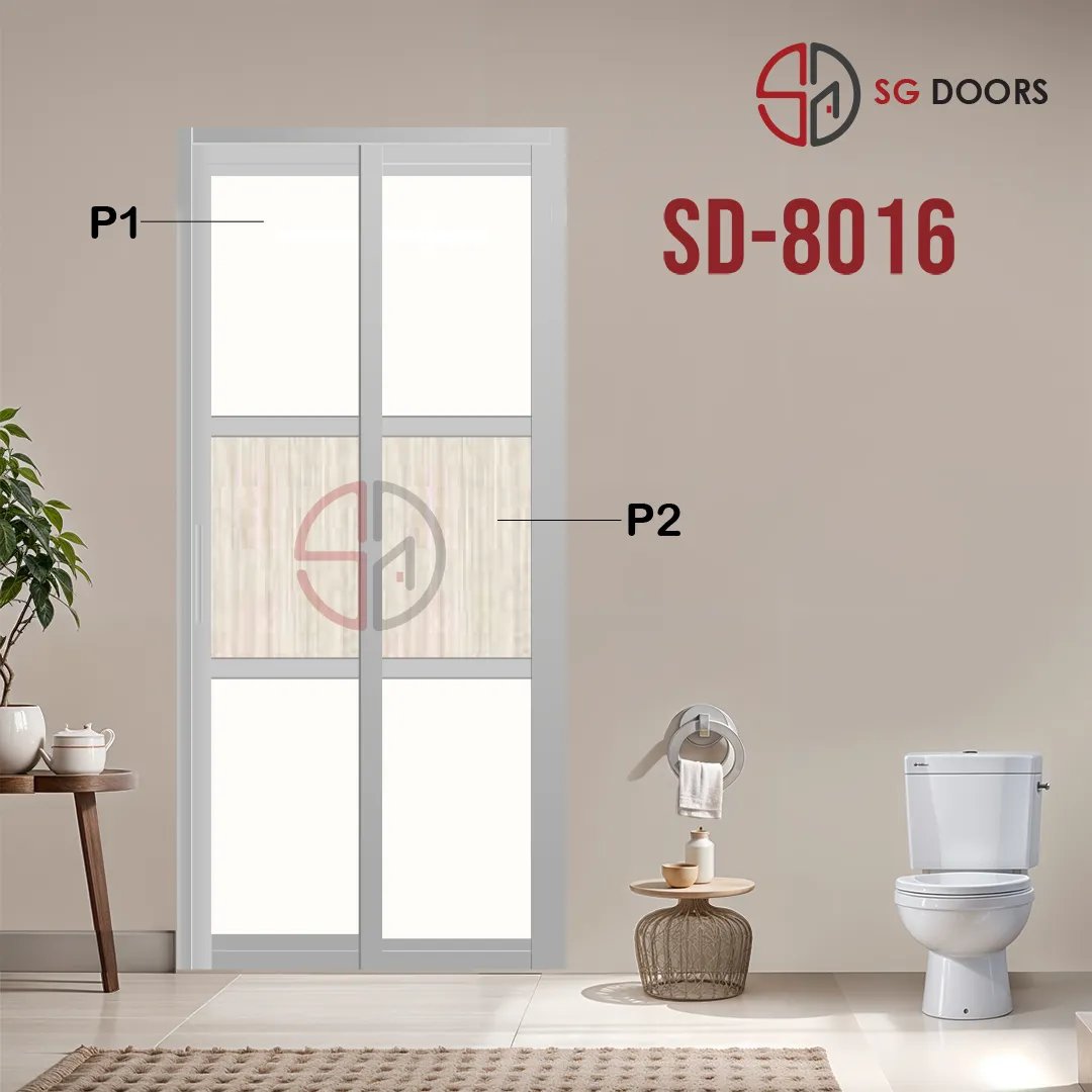 Aluminium Slide & Swing Toilet Door SD-8016 Aluminium Slide & Swing Toilet Door SD-8016