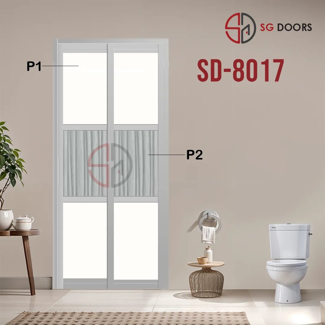 Aluminium Slide & Swing Toilet Door SD-8017 Aluminium Slide & Swing Toilet Door SD-8017