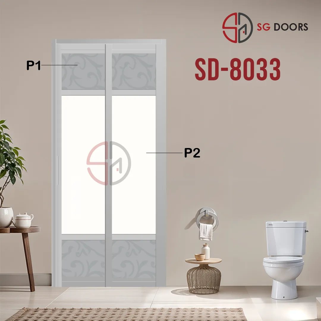 Aluminium Slide & Swing Toilet Door SD-8033 Aluminium Slide & Swing Toilet Door SD-8033