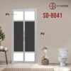 Aluminium Slide & Swing Toilet Door SD-8041