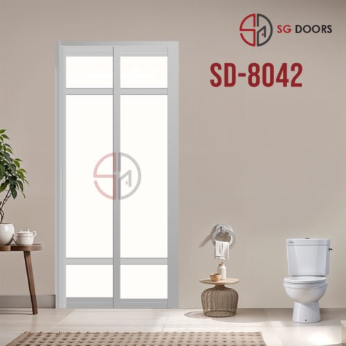 Aluminium Slide & Swing Toilet Door SD-8042