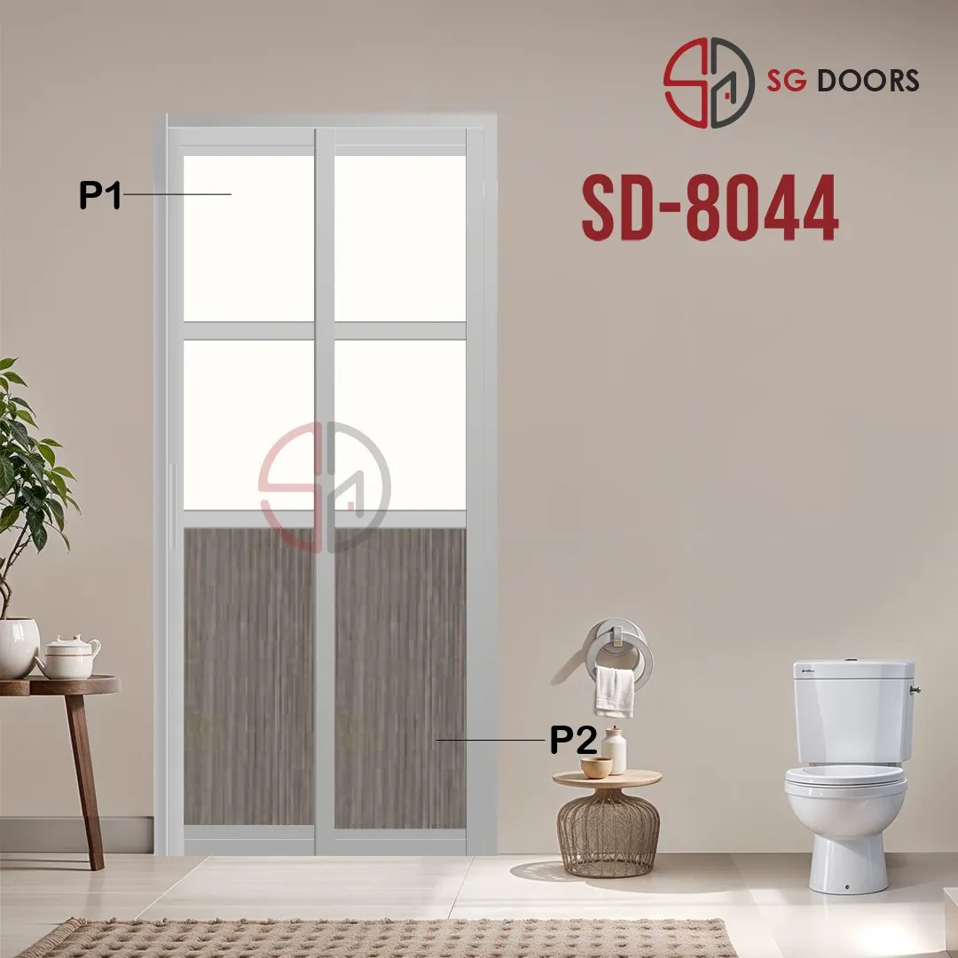 Aluminium Slide & Swing Toilet Door SD-8044 Aluminium Slide & Swing Toilet Door SD-8044