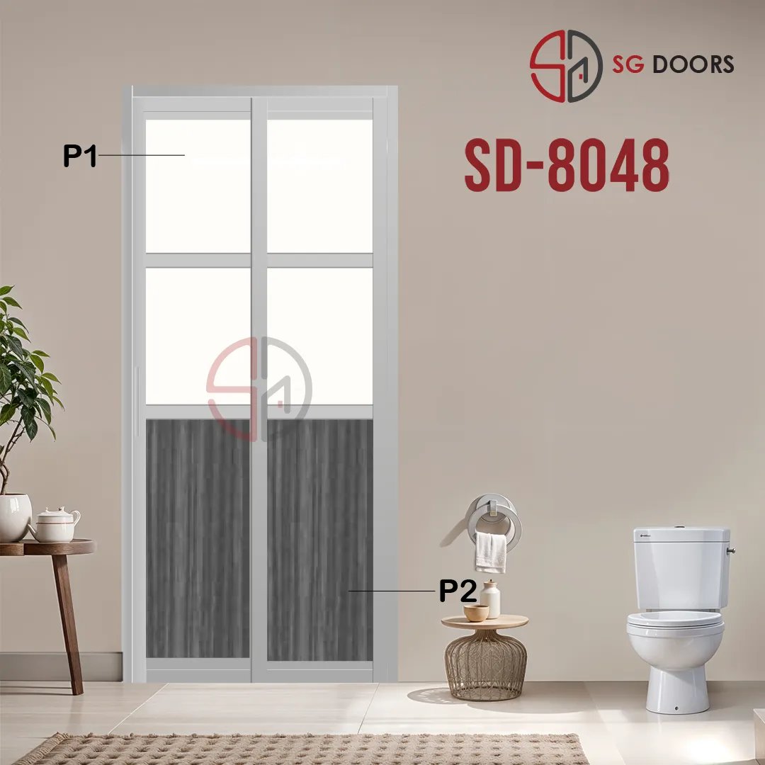 Aluminium Slide & Swing Toilet Door SD-8048 Aluminium Slide & Swing Toilet Door SD-8048