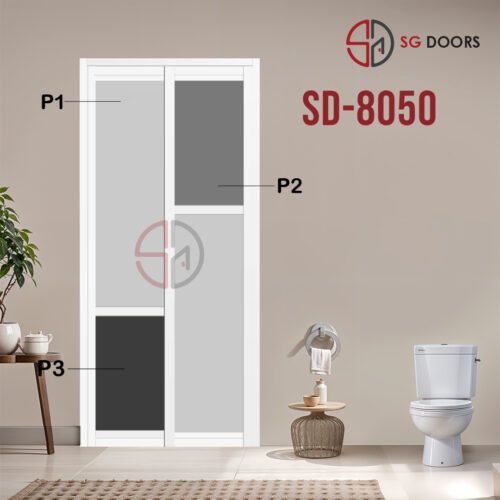 Aluminium Slide & Swing Toilet Door SD-8050