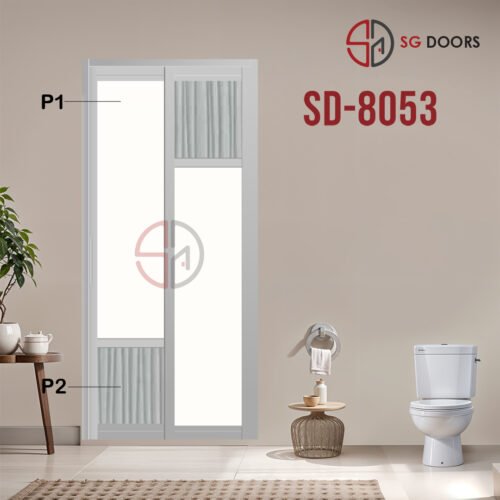 Aluminium Slide & Swing Toilet Door SD-8053