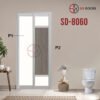 Aluminium Slide & Swing Toilet Door SD-8060