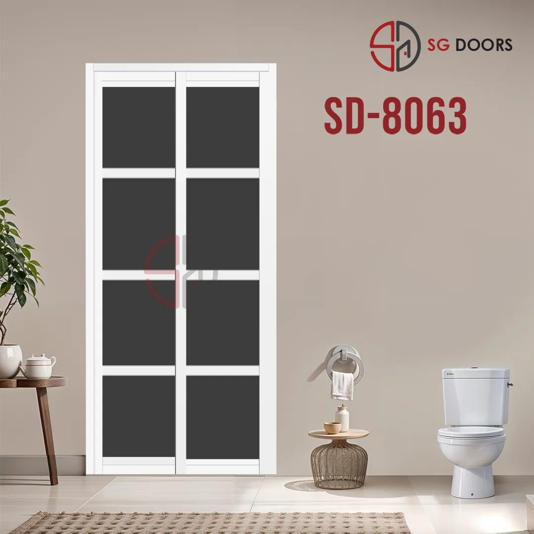 Aluminium Slide & Swing Toilet Door SD-8063 Aluminium Slide & Swing Toilet Door SD-8063