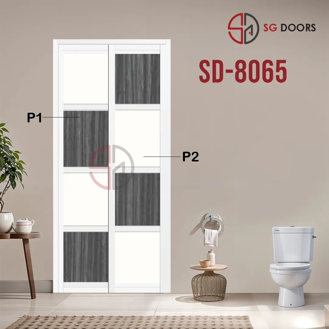 Aluminium Slide & Swing Toilet Door SD-8065 Aluminium Slide & Swing Toilet Door SD-8065