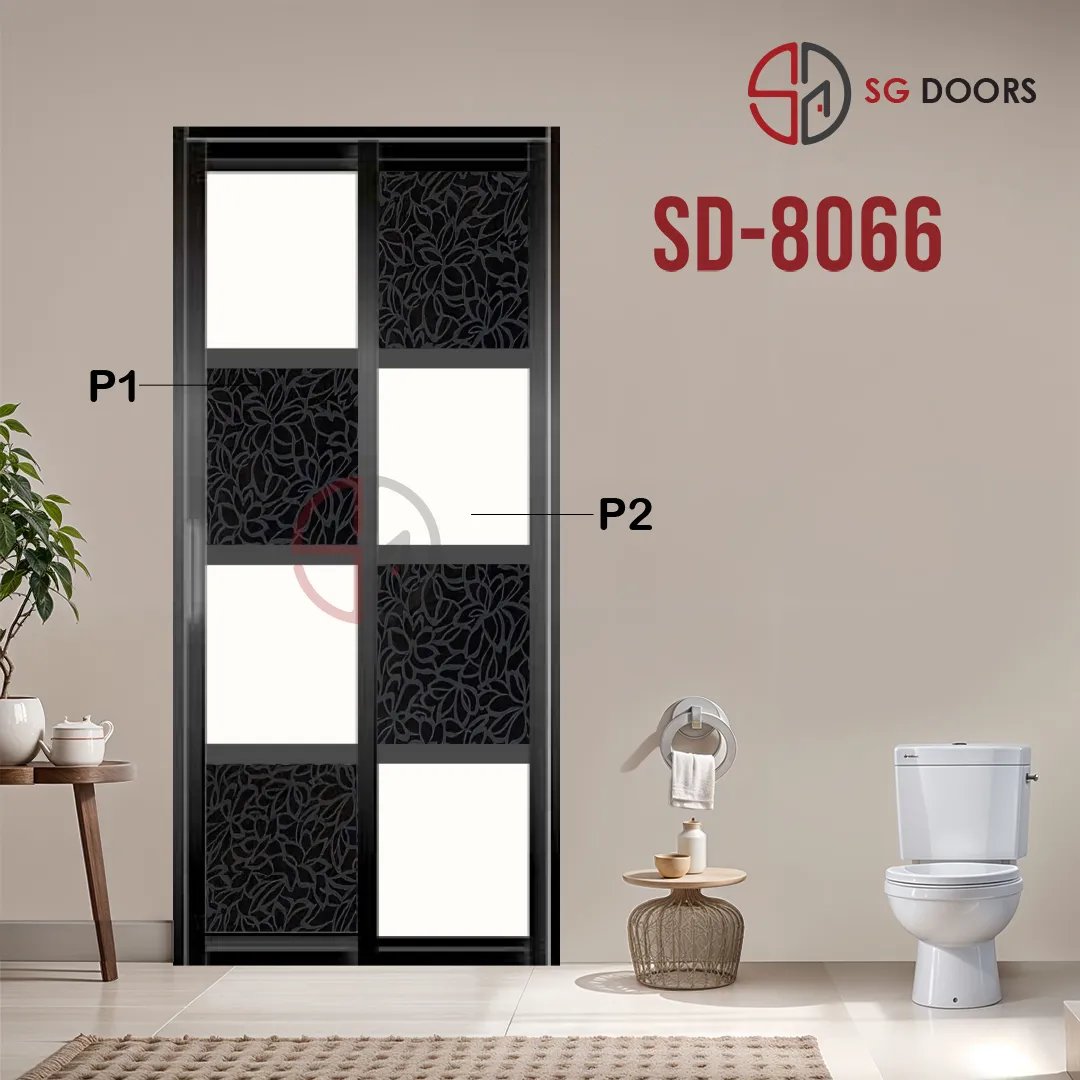 Aluminium Slide & Swing Toilet Door SD-8066 Aluminium Slide & Swing Toilet Door SD-8066