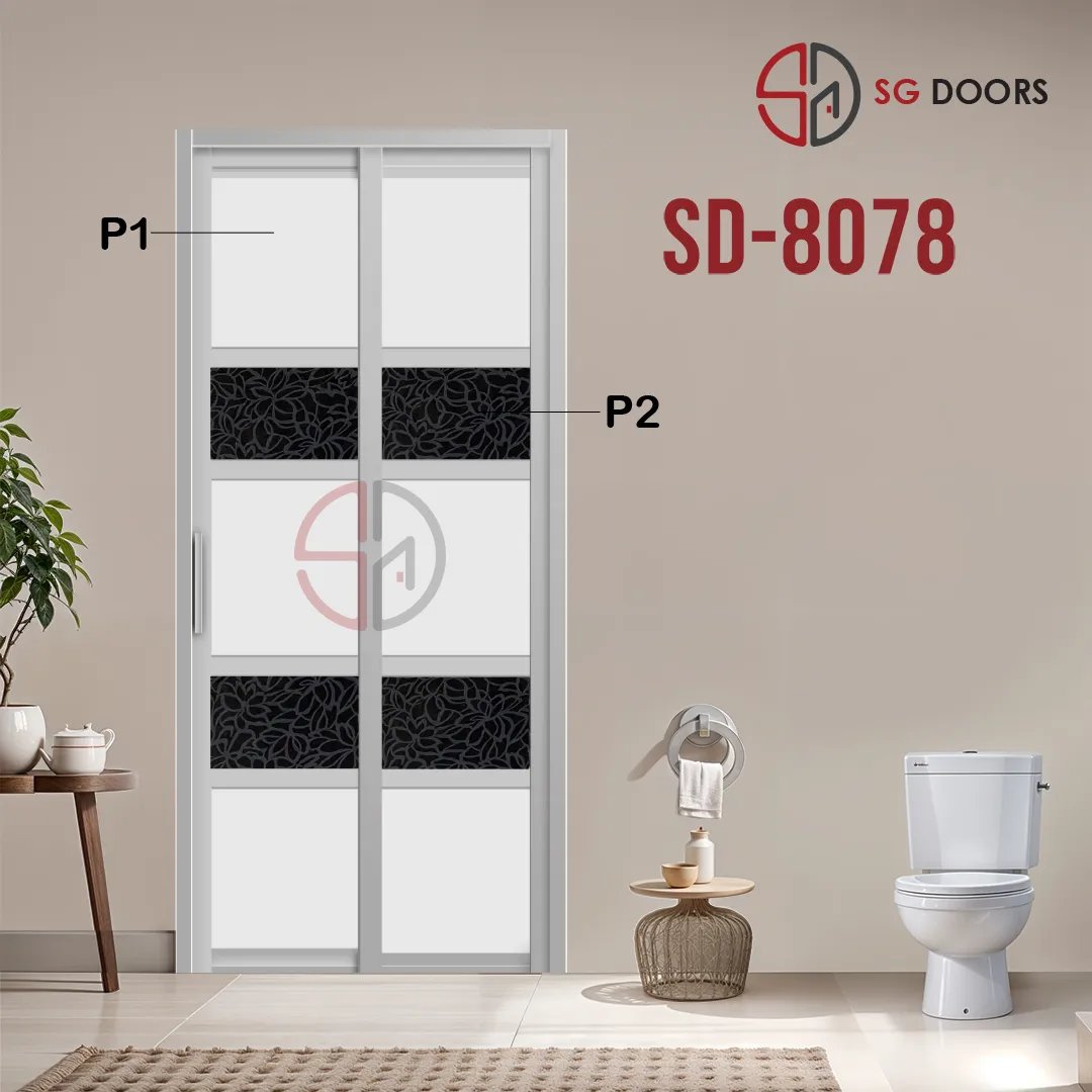 Aluminium Slide & Swing Toilet Door SD-8078 Aluminium Slide & Swing Toilet Door SD-8078