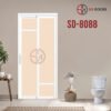 Aluminium Slide & Swing Toilet Door SD-8088