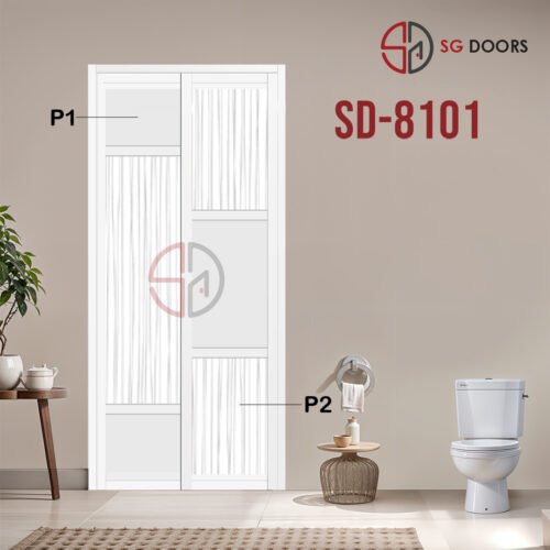 Aluminium Slide & Swing Toilet Door SD-8101