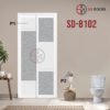 Aluminium Slide & Swing Toilet Door SD-8102