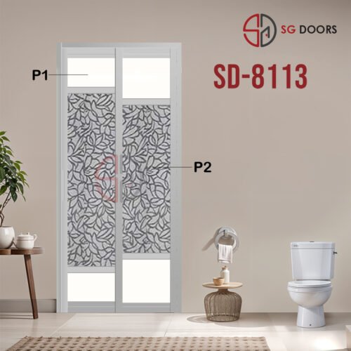 Aluminium Slide & Swing Toilet Door SD-8113