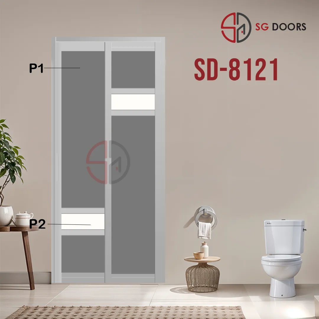 Aluminium Slide & Swing Toilet Door SD-8121 Aluminium Slide & Swing Toilet Door SD-8121