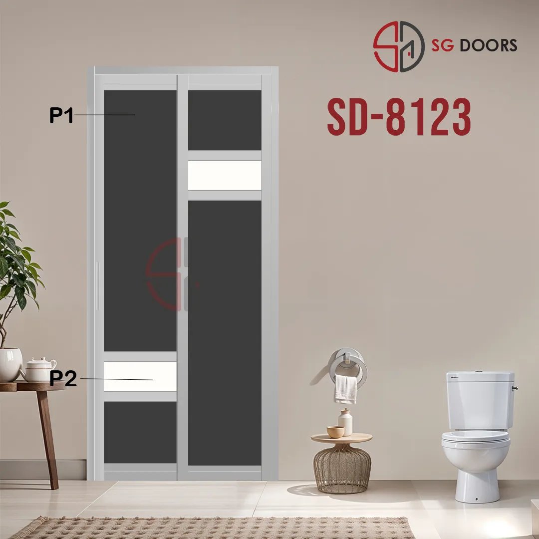 Aluminium Slide & Swing Toilet Door SD-8123 Aluminium Slide & Swing Toilet Door SD-8123