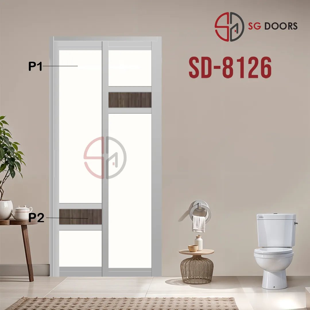 Aluminium Slide & Swing Toilet Door SD-8126 Aluminium Slide & Swing Toilet Door SD-8126