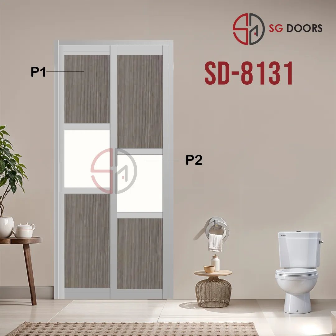 Aluminium Slide & Swing Toilet Door SD-8131 Aluminium Slide & Swing Toilet Door SD-8131