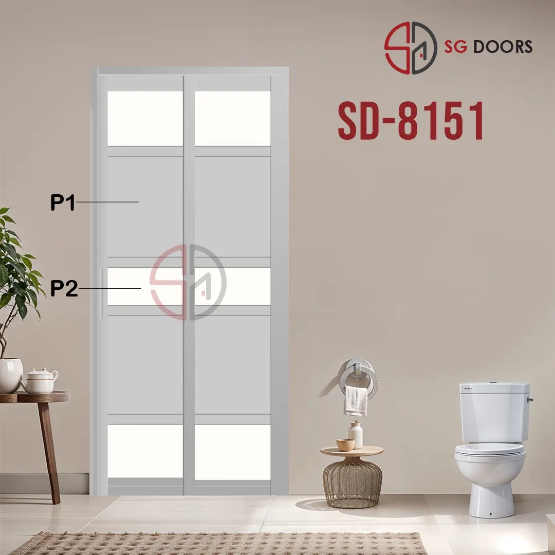 Aluminium Slide & Swing Toilet Door SD-8151 Aluminium Slide & Swing Toilet Door SD-8151