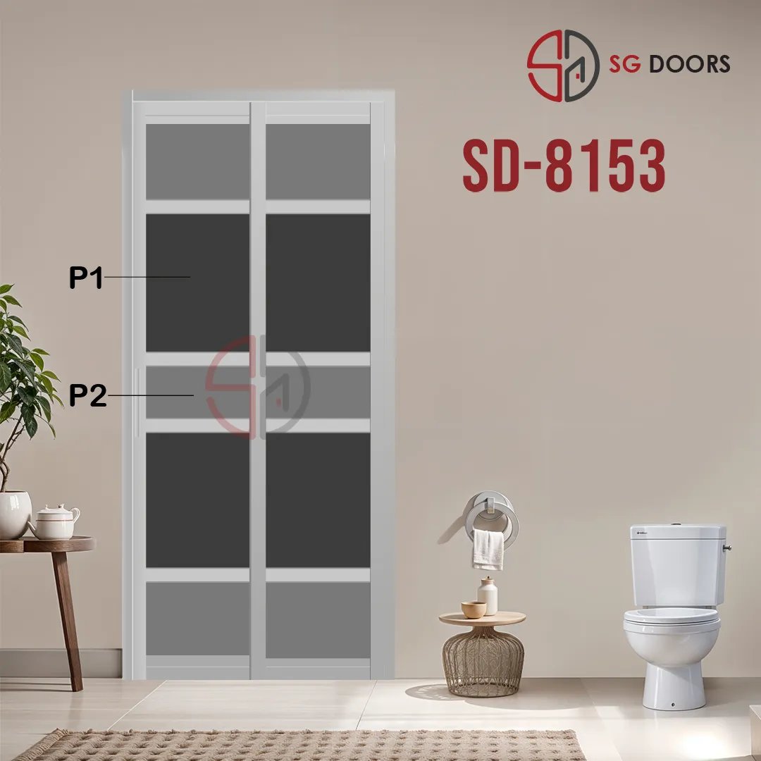 Aluminium Slide & Swing Toilet Door SD-8153 Aluminium Slide & Swing Toilet Door SD-8153
