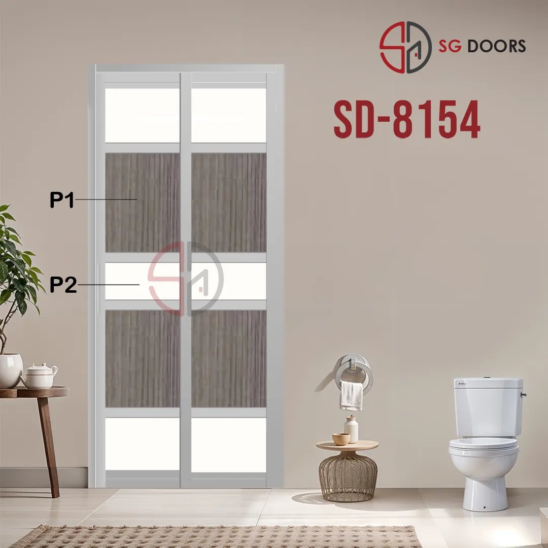 Aluminium Slide & Swing Toilet Door SD-8154 Aluminium Slide & Swing Toilet Door SD-8154