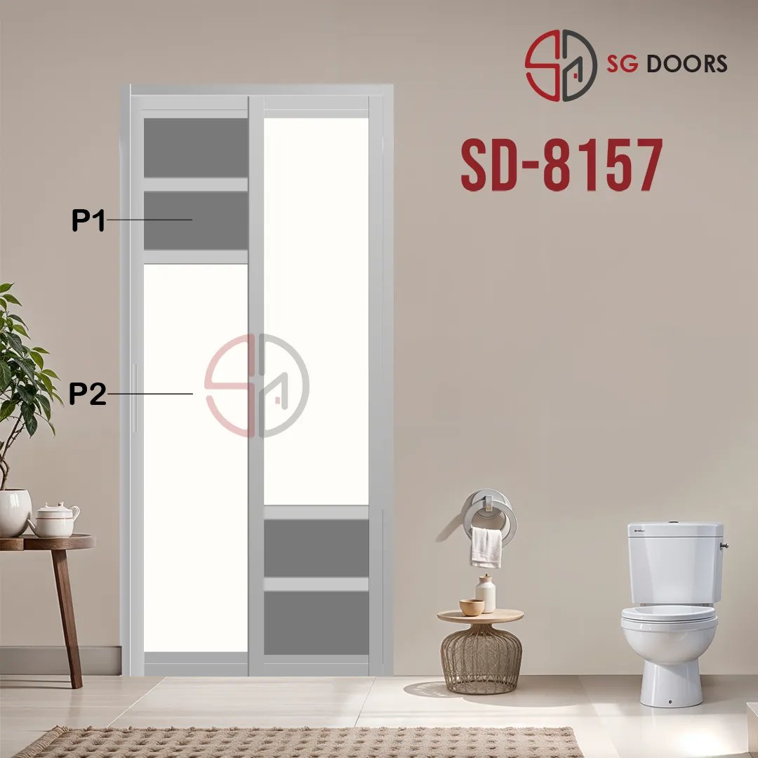 Aluminium Slide & Swing Toilet Door SD-8157 Aluminium Slide & Swing Toilet Door SD-8157