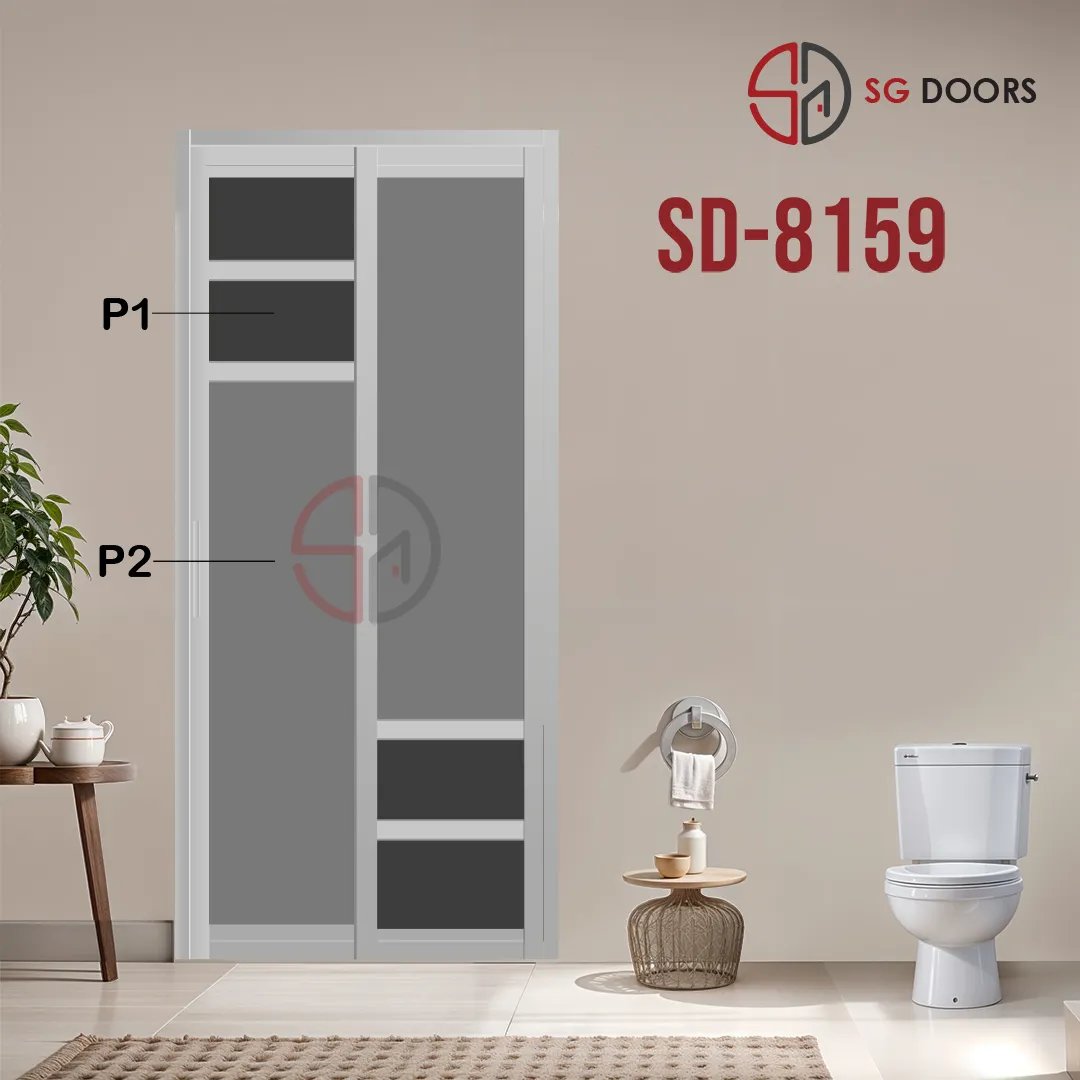 Aluminium Slide & Swing Toilet Door SD-8159 Aluminium Slide & Swing Toilet Door SD-8159