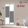 Aluminium Slide & Swing Toilet Door SD-8163