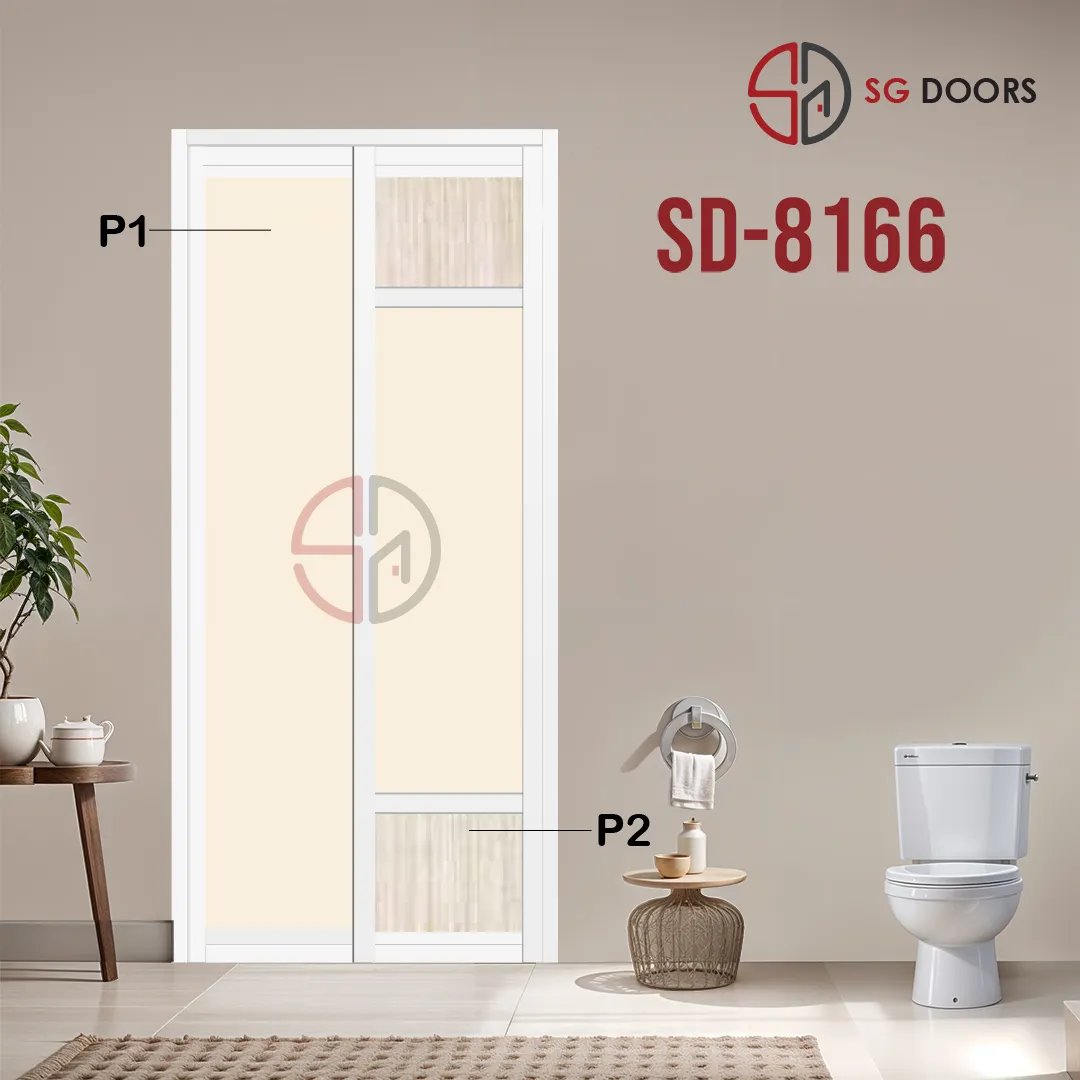 Aluminium Slide & Swing Toilet Door SD-8166 Aluminium Slide & Swing Toilet Door SD-8166