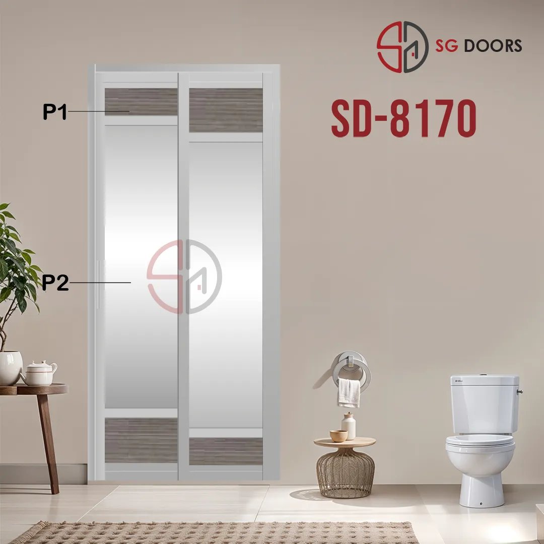 Aluminium Slide & Swing Toilet Door SD-8170 Aluminium Slide & Swing Toilet Door SD-8170