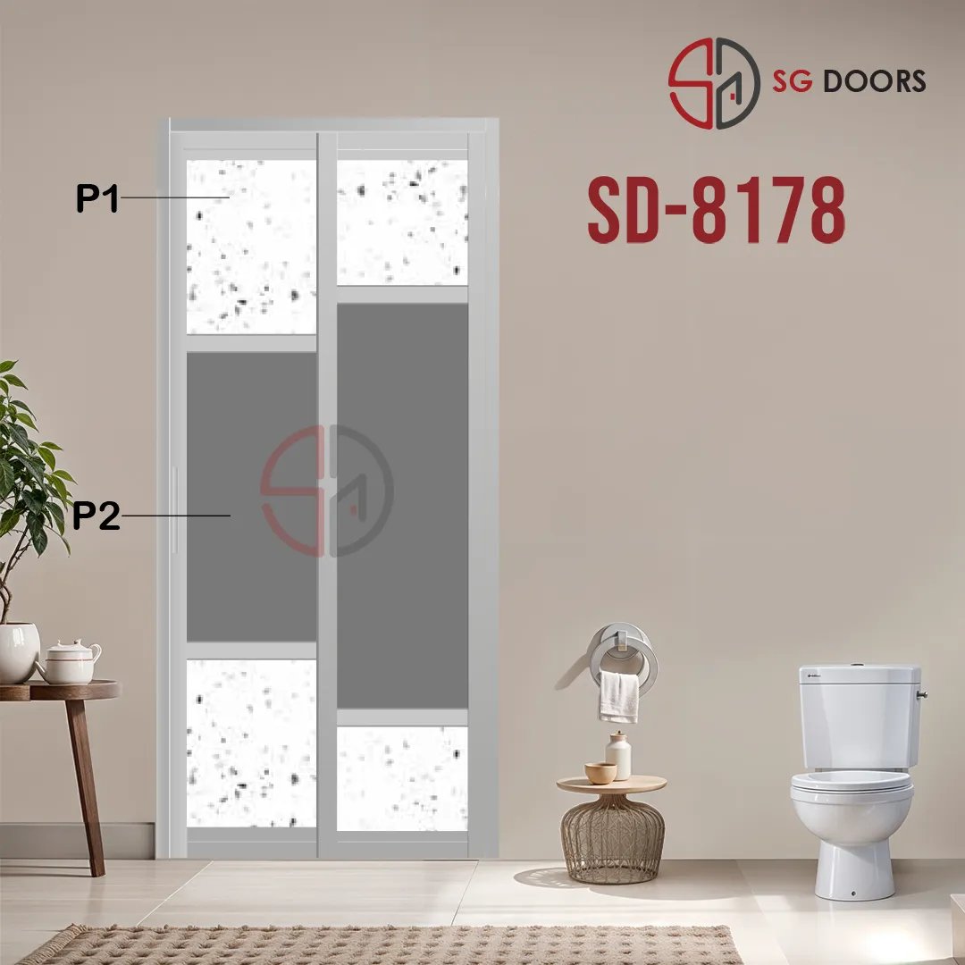 Aluminium Slide & Swing Toilet Door SD-8178 Aluminium Slide & Swing Toilet Door SD-8178