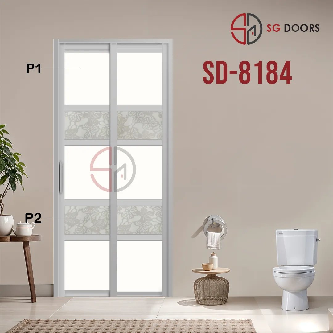 Aluminium Slide & Swing Toilet Door SD-8184 Aluminium Slide & Swing Toilet Door SD-8184