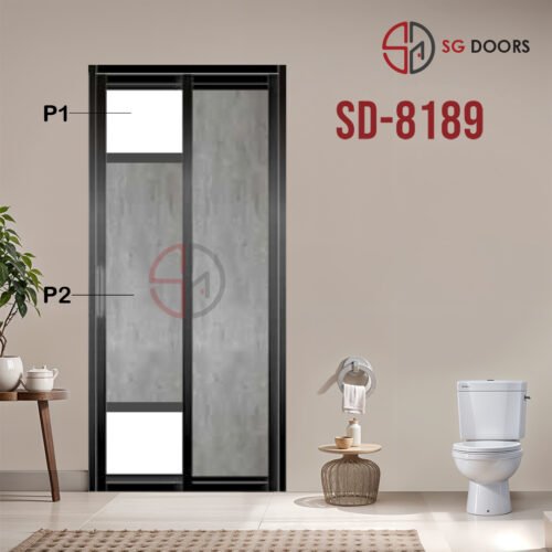 Aluminium Slide & Swing Toilet Door SD-8189