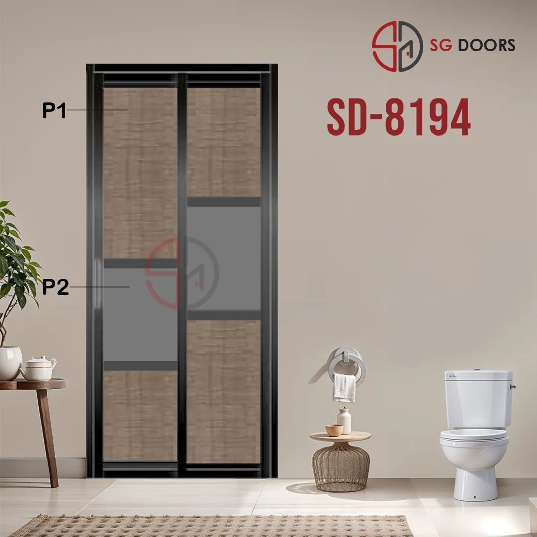 Aluminium Slide & Swing Toilet Door SD-8194 Aluminium Slide & Swing Toilet Door SD-8194