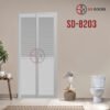 Aluminium Slide & Swing Toilet Door SD-8203