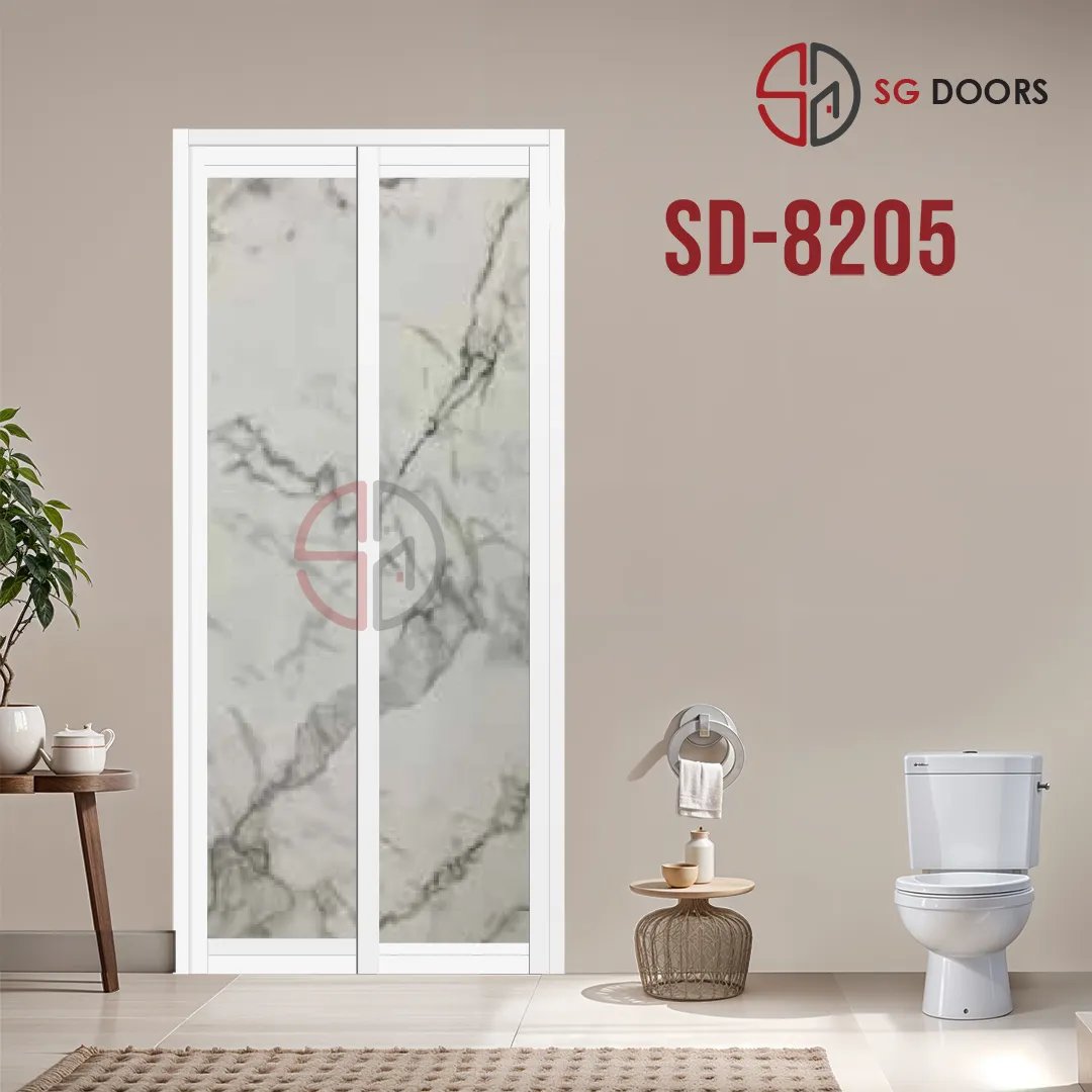 Aluminium Slide & Swing Toilet Door SD-8205