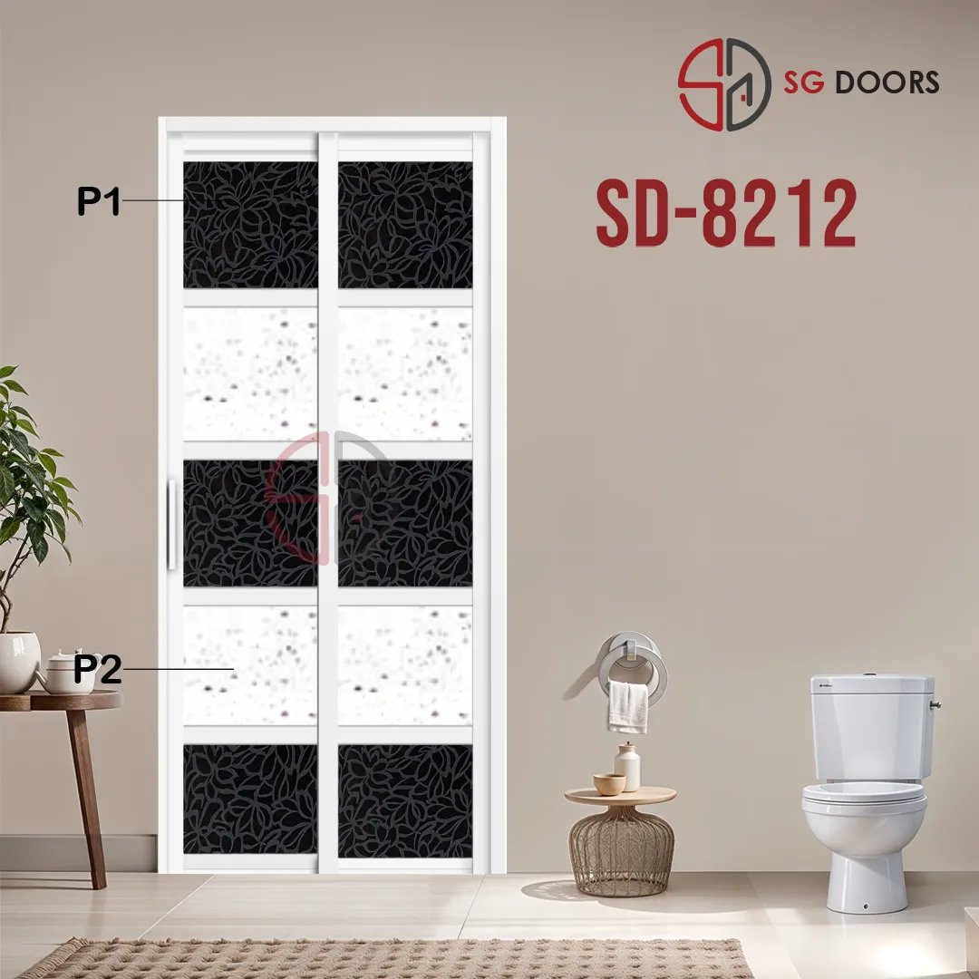 Aluminium Slide & Swing Toilet Door SD-8212 Aluminium Slide & Swing Toilet Door SD-8212