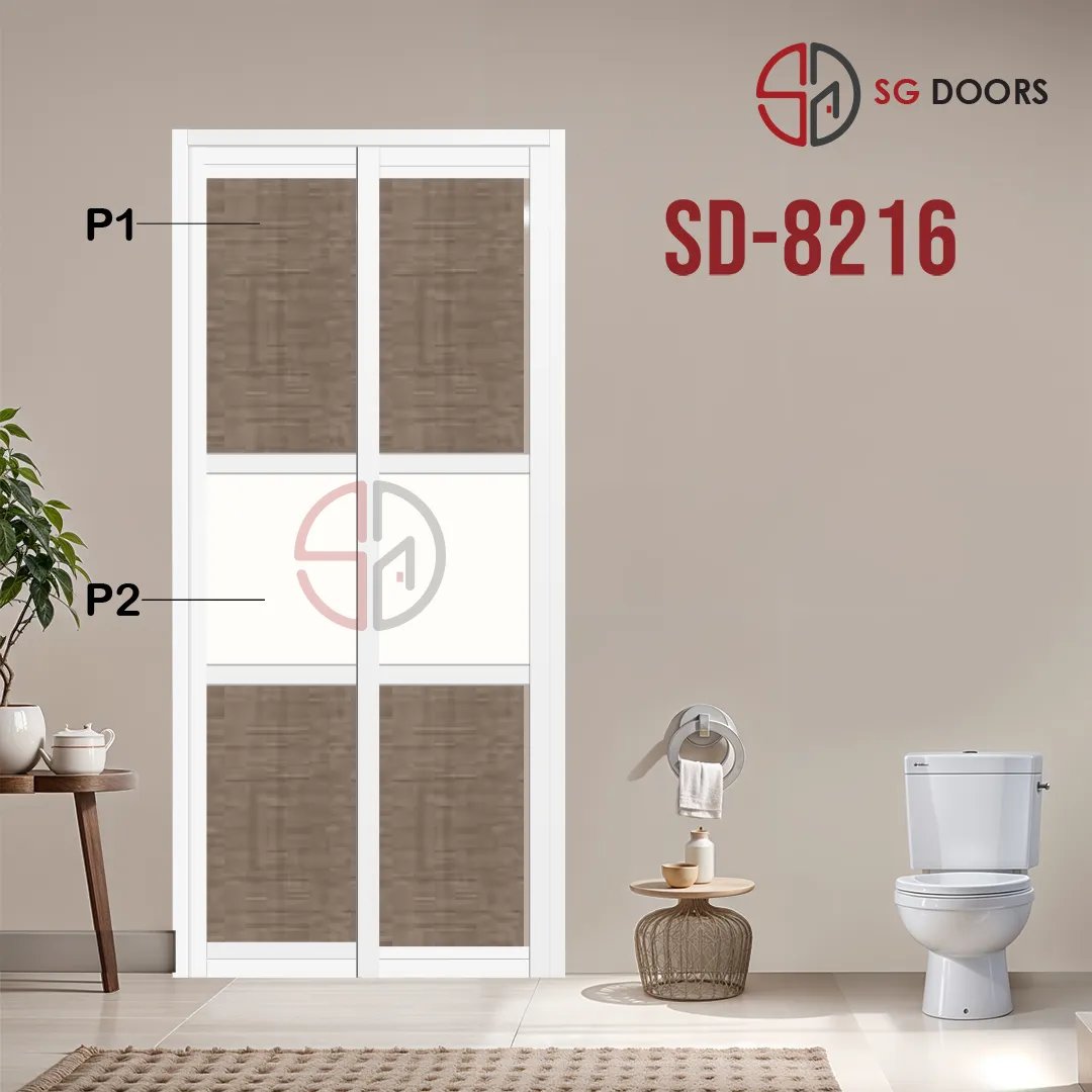 Aluminium Slide & Swing Toilet Door SD-8216 Aluminium Slide & Swing Toilet Door SD-8216