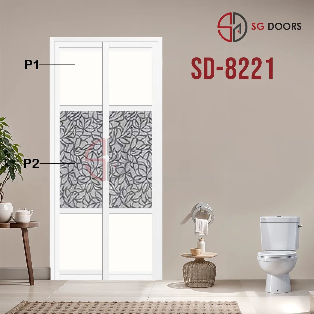 Aluminium Slide & Swing Toilet Door SD-8221 Aluminium Slide & Swing Toilet Door SD-8221