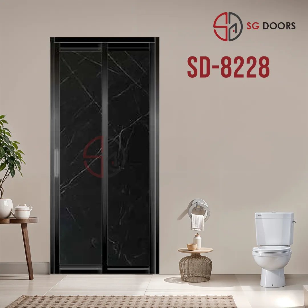 Aluminium Slide & Swing Toilet Door SD-8228