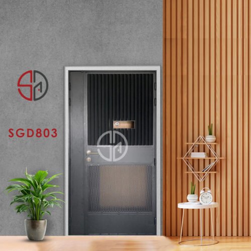 Mild Steel Privacy Gate SGD803