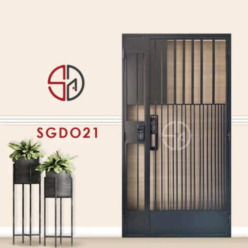 Modern Mild Steel Gate SGD021