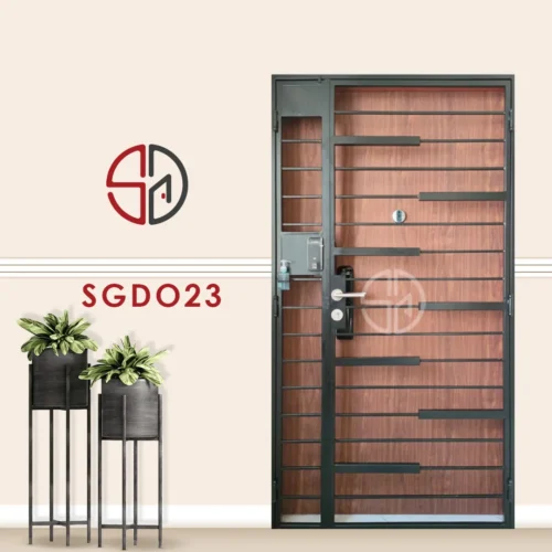 Modern Mild Steel Gate SGD023