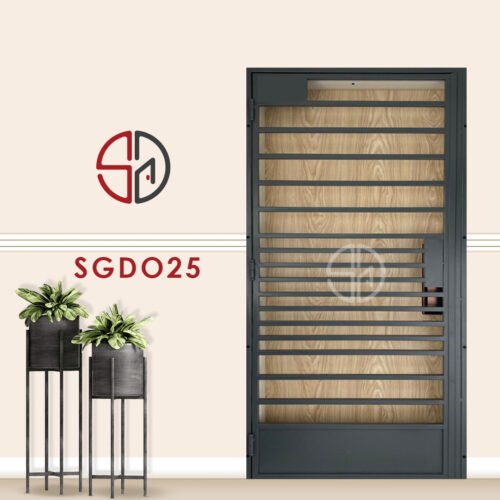 Modern Mild Steel Gate SGD025