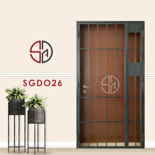 Modern Mild Steel Gate SGD026